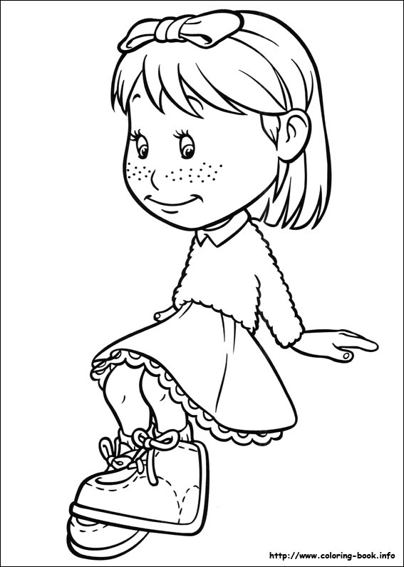 The Magic Roundabout coloring picture